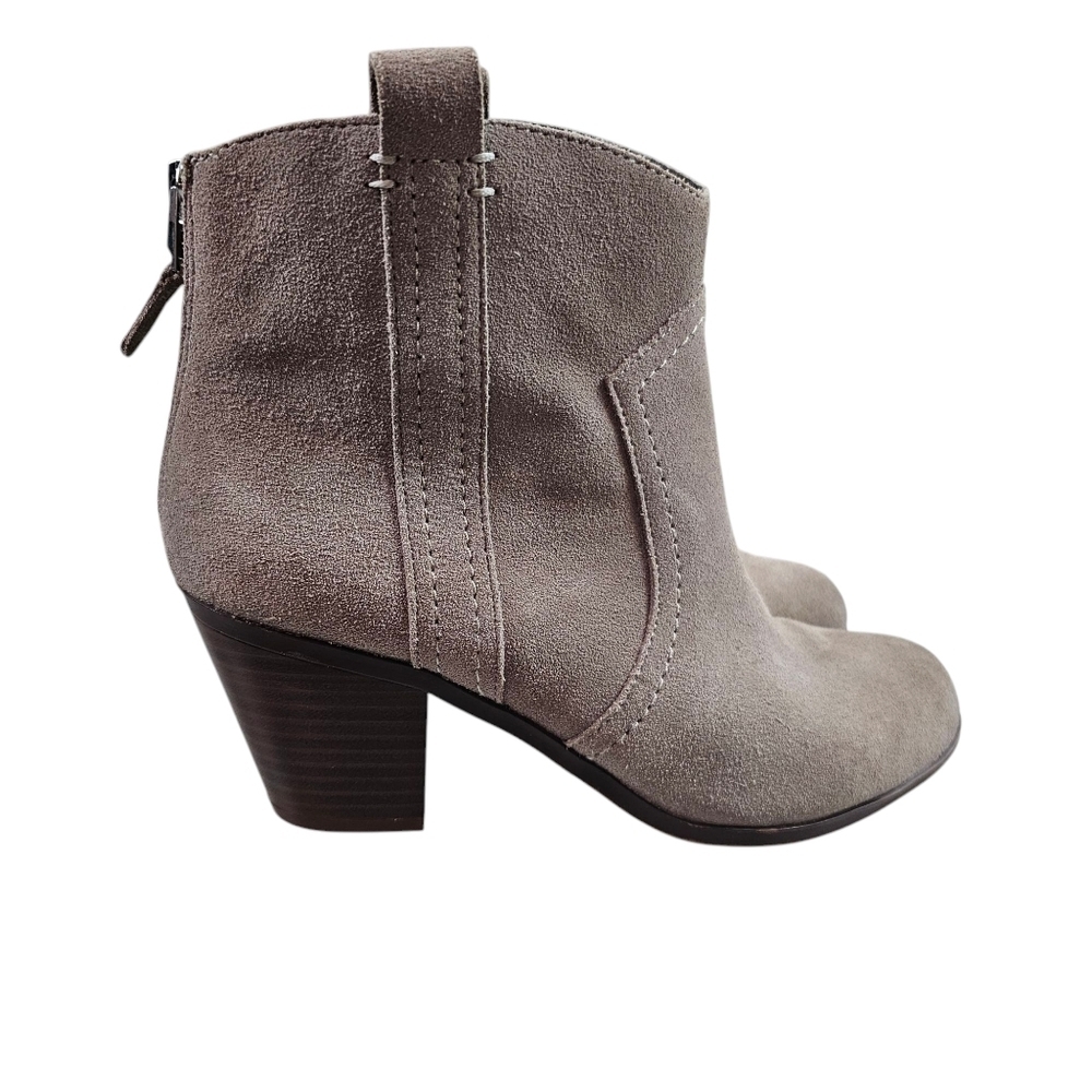 Sam Edelman Suede Western Cut Ankle Boot In 7